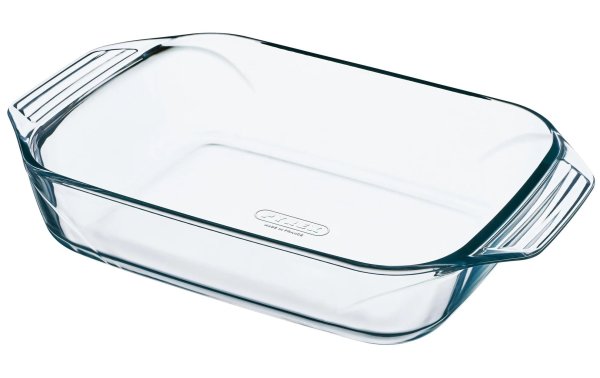 Pyrex Auflaufform 30 x 20 cm Eckig, Transparent