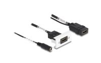 Delock Adapter Easy 45 4K60Hz HDMI - Strombuchse/HDMI