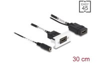 Delock Adapter Easy 45 4K60Hz HDMI - Strombuchse/HDMI