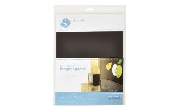 Silhouette Magnetpapier 4 Stück bedruckbar Inkjet