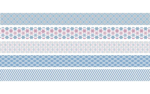 Heyda Washi Tape Pastell Mini Hellblau