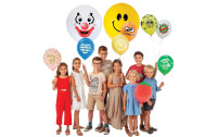 Belbal Luftballon Funny Monsters Mehrfarbig, Ø 30 cm, 50 Stück