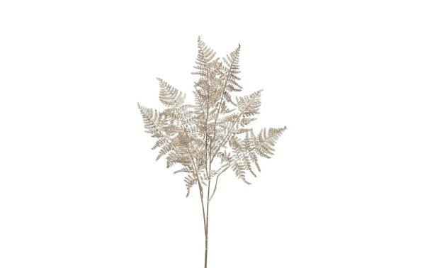 Botanic-Haus Kunstblume Farnzweig Glimmer 3-er Set, 84 cm, Silber