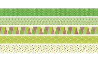 Heyda Washi Tape Triangle Lime Grün