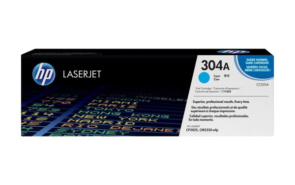 HP Toner Nr. 304A (CC531A) Cyan