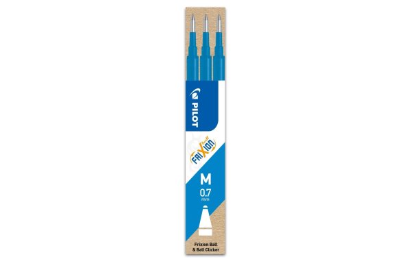 Pilot Patrone FriXion Refill 3 Stück 0.7 mm, Himmelblau