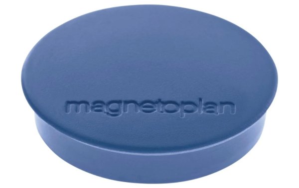 Magnetoplan Haftmagnet Discofix Ø 3 cm Dunkelblau, 10 Stück