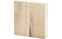 Creativ Company Holzartikel 9.6 x 9.6 cm Platte quadratisch