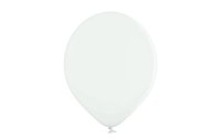 Belbal Luftballon Pastell Weiss matt, Ø 30 cm, 50...