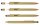 Troika Kugelschreiber Construction Pen 1 mm, Gold