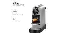 Krups Kaffeemaschine Nespresso CitiZ XN741B Silber