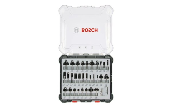 Bosch Professional Fräserset 6 mm-Schaft, 30-teilig