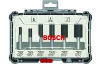 Bosch Professional Nutfräser Set 8 mm-Schaft, 6-teilig