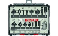 Bosch Professional Fräserset 6 mm-Schaft, 15-teilig