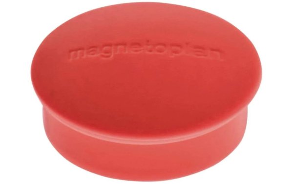 Magnetoplan Haftmagnet Discofix Ø 1.9 cm Rot, 10 Stück