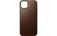 Nomad Back Cover Modern Leather iPhone 15 Plus Braun