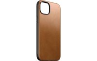 Nomad Back Cover Modern Leather iPhone 15 Plus Rostbraun