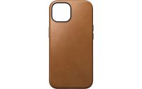 Nomad Back Cover Modern Leather iPhone 15 Rostbraun