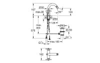 GROHE Bidetbatterie Atrio 1/2", Chrom