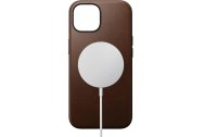 Nomad Back Cover Modern Leather iPhone 15 Braun