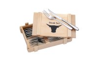 WMF Steakbesteck-Set 12-teilig, Silber