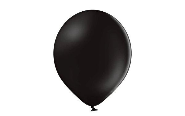 Belbal Luftballon Schwarz matt, Ø 30 cm, 50 Stück