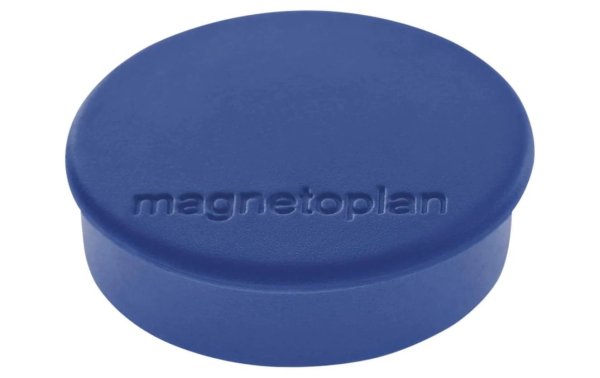 Magnetoplan Haftmagnet Discofix Ø 2.5 cm Dunkelblau, 10 Stück