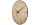 NeXtime Wanduhr Edge Wood Dome Ø 35 cm Hellbraun