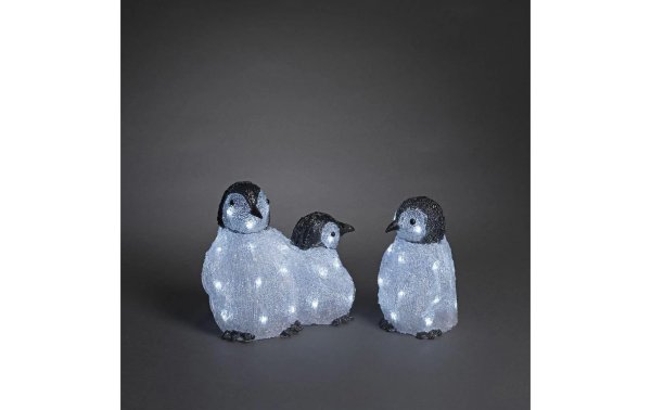Konstsmide LED-Figur Acrylic 23 cm Pinguine