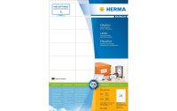 HERMA Vielzweck-Etiketten Premium A4 70 x 36 mm, Weiss