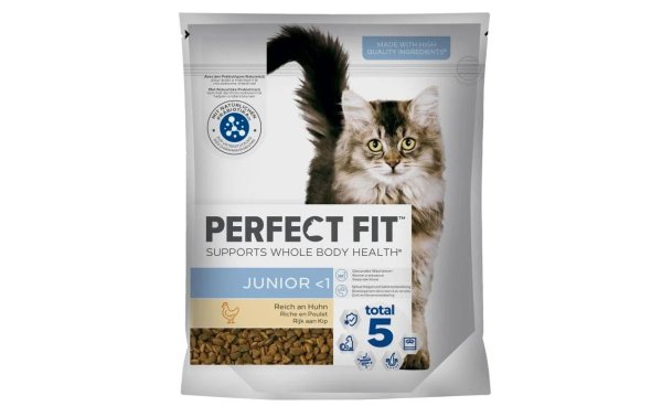 Perfect Fit Trockenfutter Cat Junior mit Huhn, 750 g