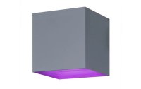 hombli Gartenleuchte Smart Wall Light 2 x 3W, RGB+CCT, Grau