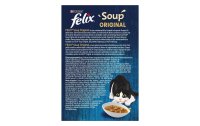 Felix Nassfutter Soup Original Fisch 6 x 48g