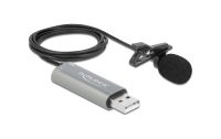 Delock Mikrofon USB Krawatten/Lavier, Omnidirektional...