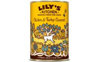 Lilys Kitchen Nassfutter Huhn & Truthahn, 6 x 400 g