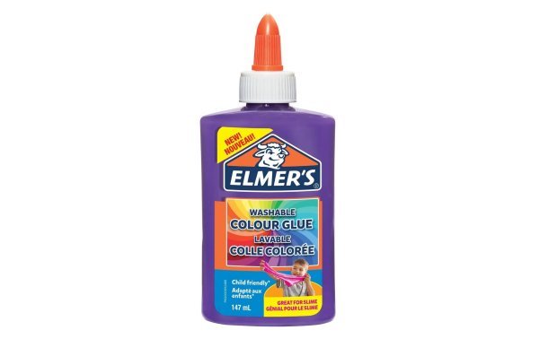 Elmers Bastelkleber Color  Glue  147 ml Lila, 1 Stück