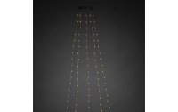 Konstsmide LED Baummantel 3 m Silber, mit 300 LED, Indoor