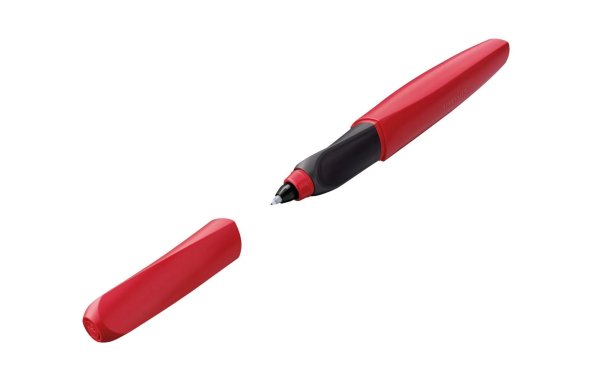 Pelikan Tintenroller Twist Fiery Red Medium (M), Rot/Schwarz