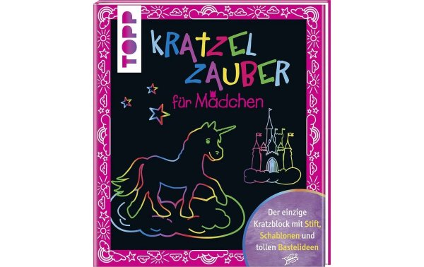 Frechverlag Malset Kratzelzauber für Mädchen