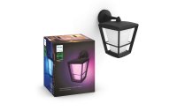 Philips Hue White & Color Ambiance Econic Outdoor Wandl. Hängend Schwarz