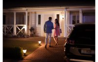 Philips Hue White & Color Ambiance Econic Outdoor Wandl. Stehend Schwarz