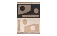 Markslöjd Decke Alma 180 x 130 cm, Beige/Braun