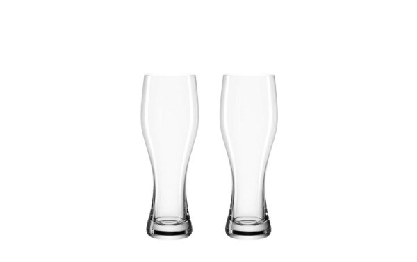 Leonardo Bierglas Taverna Weissbierglas 330 ml, 2 Stück, Transparent