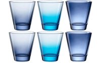Leonardo Trinkglas Salerno 215 ml, 6 Stück, Blau