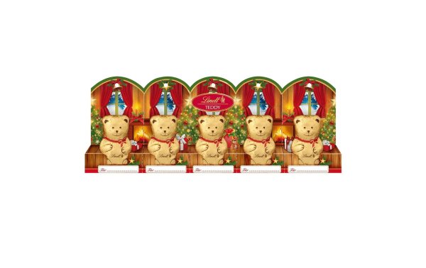 Lindt Schokolade Teddy Mini Milch Weihnachten 5 x 10 g