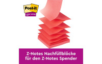 Post-it Notizzettel-Dispenser Z-Note Weiss/Transparent