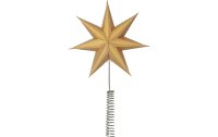 Star Trading Baumspitze Isa, 31 cm, Gold