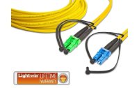 Lightwin LWL-Patchkabel LC/APC-LC, Singlemode, Duplex, 1m