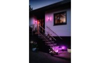 Philips Hue White & Color Ambiance Outdoor Impress Wandl. Schmal Schwarz