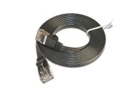 SLIM Slimpatchkabel  Cat 6, STP, 7.5 m, Schwarz